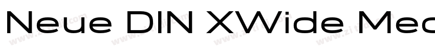 Neue DIN XWide Mediu字体转换 Neue DIN XWide Mediu字体转换